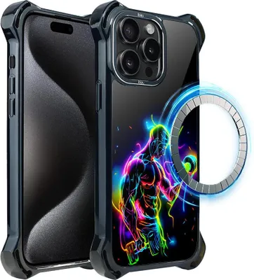Obrázok produktu pre Puzdro pre iPhone 15 Pro Max IBIZU DropGuard Ultra s MagSafe, #ElectroMove, There's power