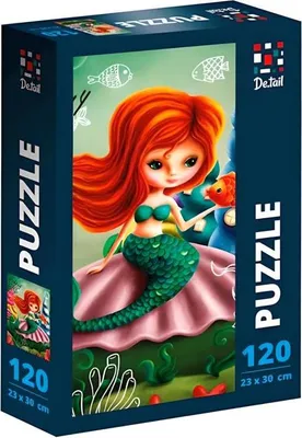 Immagine prodotto di Puzzle della Sirenetta per adulti bambini 120 pezzi poster DT100-09