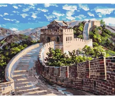 Immagine prodotto di Pittura per numeri BRUSHME 40x50 cm Grande Muraglia Cinese