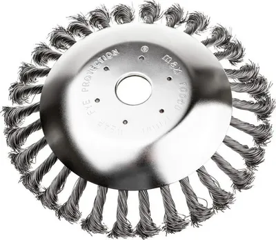 Obrázek produktu pro Kartáč na čištění dlažebních kostek pletený z drátu 200x25,4 mm 520076