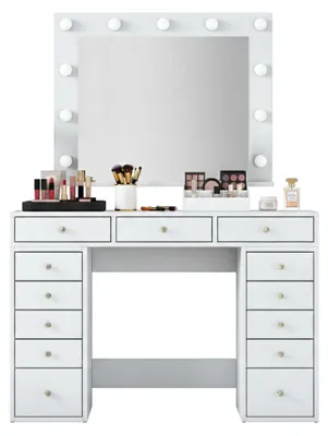 Image de Vicoli - Console, 120x45x82 cm Blanc, une étagère