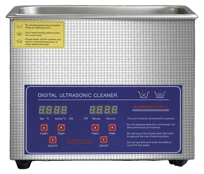 Obrázek produktu pro Ultrazvuková čistička, efektivní čištění, snadné ovládání, napětí 220V-240V, zástrčka pro EU