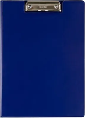 Produktbild von A4-Doppelmappe mit Clip - blau