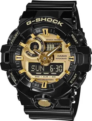 Obrázek produktu pro Hodinky, Casio G-Shock, pryskyřice, černé