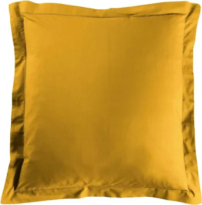 Image de Taie d'oreiller - Douceur d'Intérieur - LINA - Coton - 63x63 - jaune