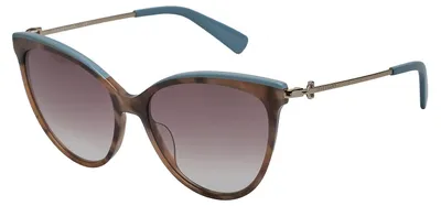Produktbild von Longchamp Damen-Sonnenbrille im Cat-Eye-Stil aus Acetat LO675S