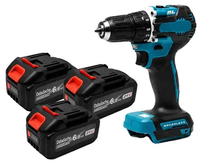 Obrázok produktu pre Batérie, 21 V, kapacita 6000 mAh, 3 kusy, model DDF487, 6,0 Ah