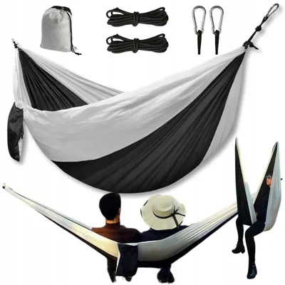 Produktbild von Ultraleichte Hängematte 275x140 cm, 300 kg, Camping
