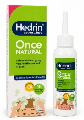 Produktbild von HEDRIN® Medizinische Anti-Läuse-Lotion gegen Kopfläuse & Nissen, 100 ml, ohne Pestizide