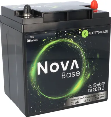 Produktbild von WATTSTUNDE NOVA Base Batterie 12,8V 20Ah 256Wh LiFePO4
