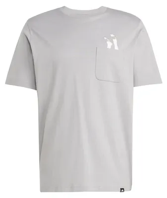 Produktbild von Adidas - T-Shirt für Herren, Brusttasche GT27417 (XS) (Grau)