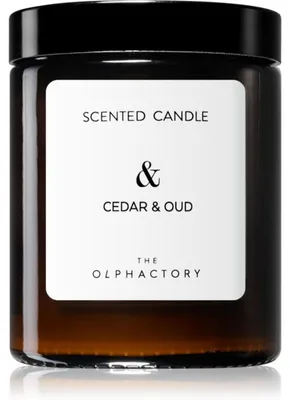 Produktbild von The Olphactory, Zeder & Oud, holzige Duftkerze, 135 g