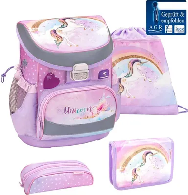 Produktbild von Belmil Schulranzen Set Einhorn für kleinere Kinder für Jungen 1.Klasse