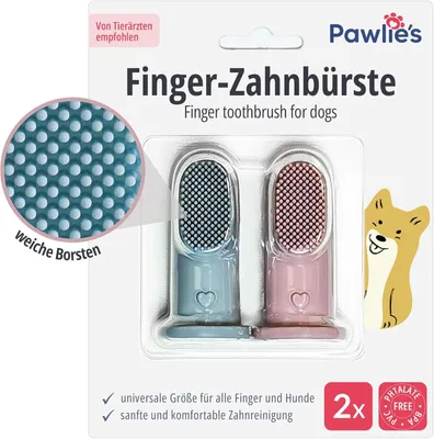 Image de Brosses à dents pour chiens et chats - 2 pièces - en silicone