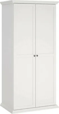 Immagine prodotto di Dmora Guardaroba 2 Ante Darby 63.1x200h cm Bianco, Appendiabiti 2 Ante