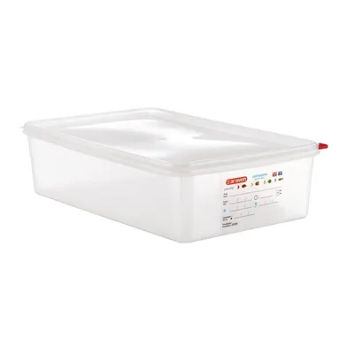 Image de Contenants alimentaires Araven GN1/1 avec couvercles 13,7 L (4 pièces)