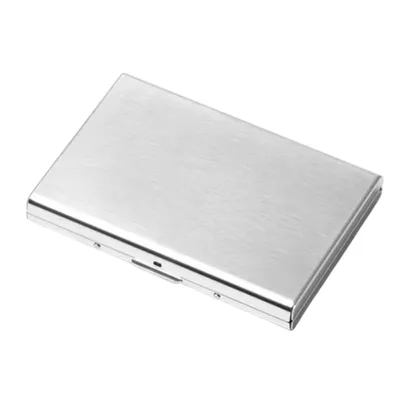 Obrázek produktu pro Ocelové pouzdro na vizitky s blokováním RFID, 80g ochranný kryt na karty, pouzdro na karty - CARDITKA Silver