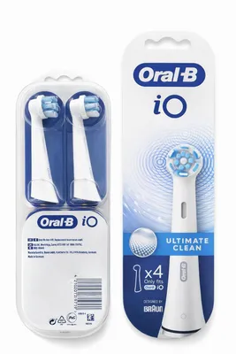 Produktbild von Oral-B iO Ultimate Clean ORAIOB4WH, 4 Stück(e), Weiß, 3 Monat( e), Deutschland, Oral-B, 70 mm