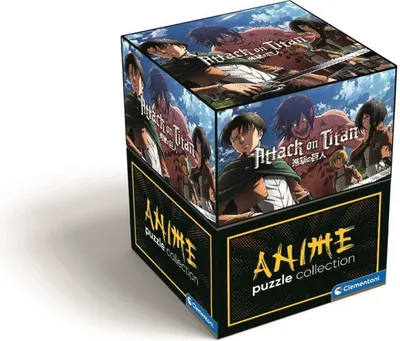 Produktbild von Clementoni 35139 - 500 Teile Puzzle - Premium Animé-Collection Geschenk-Box - Attack on Titan