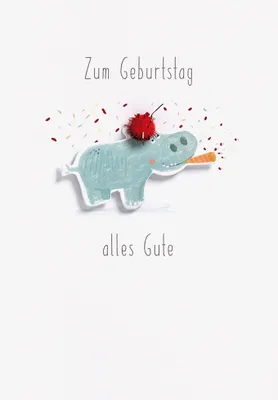 Produktbild von Kindergeburtstag  Unverpackt  Glückwunschkarte im Format 115x17cm mit