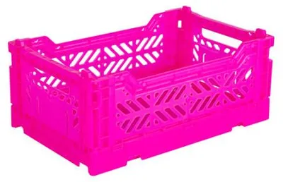 Produktbild von Aykasa Faltbox Klappbox NEON PINK mini
