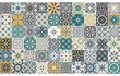 Image de Autocollants pour carrelage pour la cuisine et la salle de bains – 60 autocollants JULIONIO imitation ciment – 60 autocollants 15 x 15 cm