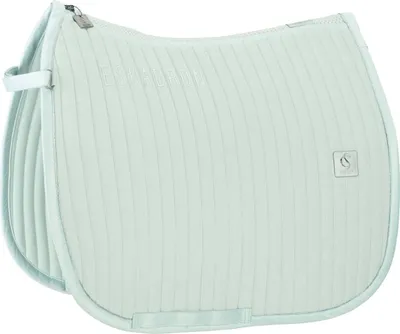 Produktbild von Eskadron Classic Sports Schabracke " CORD EMBLEM " mit Cord-Obermaterial Form - Dressur Farbe - powder green