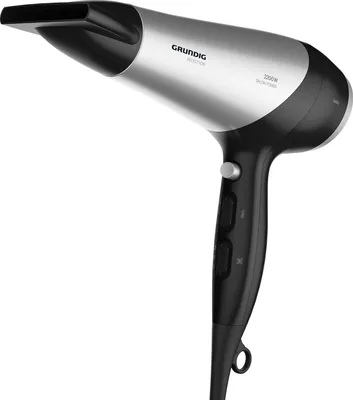Obrázek produktu pro Grundig HD 6080 L, fén, ionizační funkce, stříbrná/černá barva