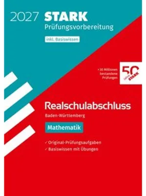 Immagine prodotto di STARK Mathematik - Realschulabschluss 2027 BW - Prüfungsvorbereitung inkl. Basistraining