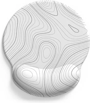 Image de Tapis de souris ergonomique avec coussin pour une utilisation prolongée