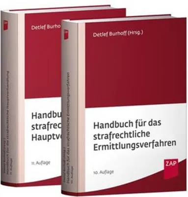 Immagine prodotto di Paket Handbuch für das strafrechtliche Ermittlungsverfahren und Handbuch für die strafrechtliche Hauptverhandlung