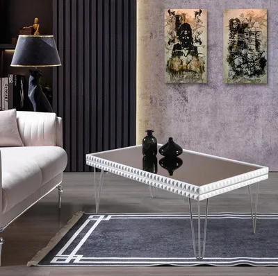 Immagine prodotto di Tavolino da salotto design moderno tavolino da salotto 111x64