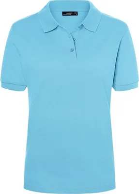Produktbild von James & Nicholson Damenpoloshirt Classic, Gr. 2XL,himmelblau