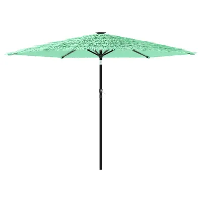 Image de Parasol de jardin avec mât en acier vert 288x288x225 cm