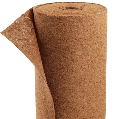 Obrázek produktu pro 35 m kokosová izolační podložka, 600 g/m² – izolační deska z přírodních vláken, tloušťka 3,5 mm, šířka 1 metr – tepelná a zvuková izolace