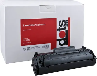 Produktbild von dots schwarz Toner kompatibel zu Canon FX-10 - Kompatibel - Tonereinheit