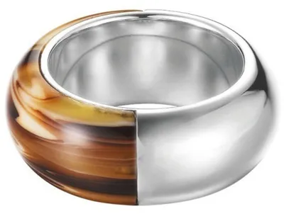Produktbild von Esprit ESRG12153A Damen Ring tortoise light Stahl braun 50 (15.9)