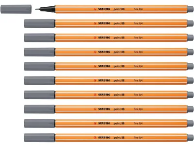 Zdjęcie produktu dla STABILO point 88 cienkopis szary 1 szt