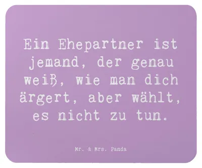Produktbild von Mr. & Mrs. Panda Mouse Pad Spruch Ehepartner Liebe - Lavendeltraum - Geschenk, Beziehung, Verständnis, Familienmitglieder, Beziehungsdynamik, laptop mousepad, Verwandte
