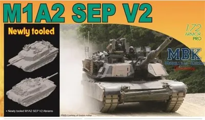 Zdjęcie produktu dla DRAGON 7615 M1A2 SEP V2 Abrams 1:72