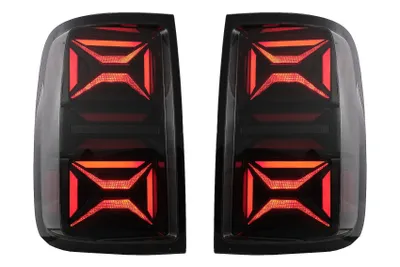 Zdjęcie produktu dla Tylne światła Full LED do VW Amarok 10-20 Dynamic Sequential Rotating Light Smoke