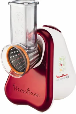 Produktbild von Moulinex Fresh Express Plus, Elektrische Reibe, Rot, Weiß, AC, 150 W, 220 - 240 V, 50 - 60 Hz