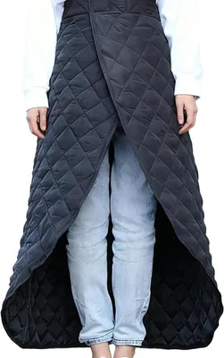 Productafbeelding van Rolstoel Deken - Winter Beenwarmer - Buiten Activiteiten - Waterdicht Winddicht - Lengte 82cm - Zwart