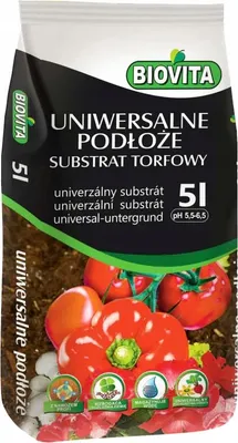 Produktbild von Torfsubstrat Erde pH 5,5-6,5 BIOVITA 5L