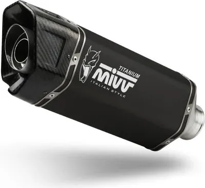 Immagine prodotto di Marmitta Slip-on nera MIVV Sr-1 omologata in titanio per BMW r 1250 r/rs 2025