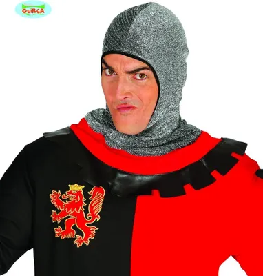 Produktbild von Kettenhemd Helm Kopfschutz Ritter für Herren