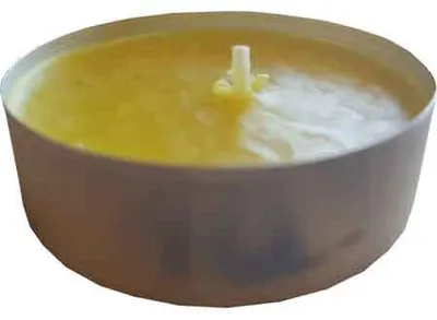 Productafbeelding van Set van 25 mini citroenella-kaarsen, diameter 3,6 cm, hoogte 1,7 cm