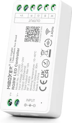 Immagine prodotto di 2.controller LED wireless 4G FUT038S RGBW 12-24V fino a 4 canali
