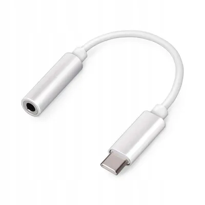 Produktbild von Setty Adapter USB-C Typ C auf 3,5-mm-Klinkenstecker weiß