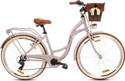 Obrázok produktu pre Mestský bicykel Goetze Mood Alu 28" – 7 rýchlostí, hliníkový rám 18", LED osvetlenie, košík